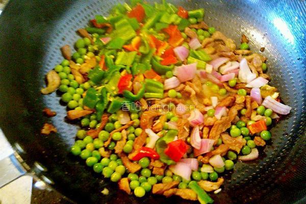 辣子青豆炒肉丝的做法图解5