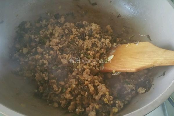 梅菜猪肉包的做法图解3