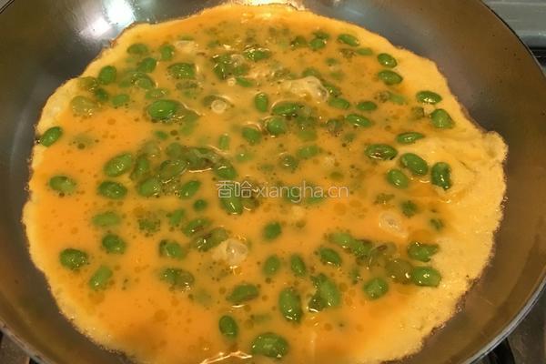 毛豆鸡蛋饼的做法图解7
