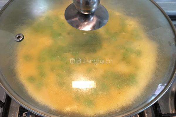 毛豆鸡蛋饼的做法图解8