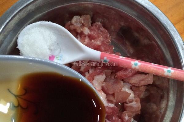 肉末蒸蛋的做法图解2