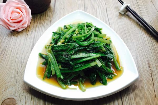蒜蓉油麦菜的做法图解10