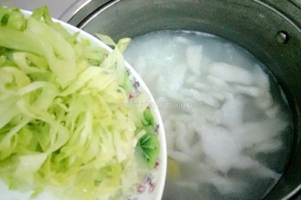 生菜龙利鱼片粥的做法图解11