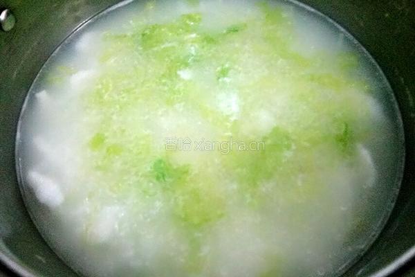 生菜龙利鱼片粥的做法图解12