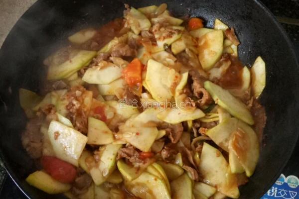 牛肉炒茭瓜的做法图解9