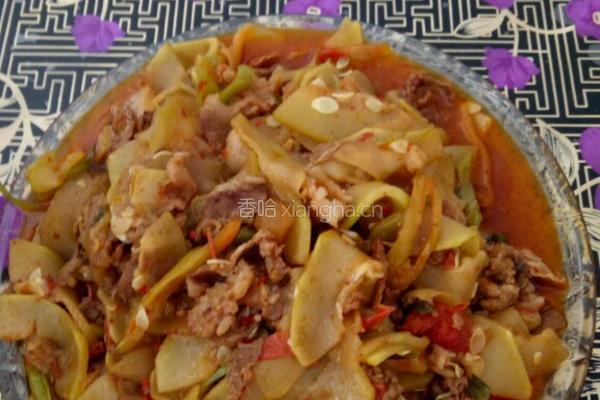 牛肉炒茭瓜的做法图解11