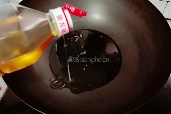 肉片蒜苔的做法图解3