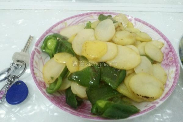 青椒土豆片的做法图解5