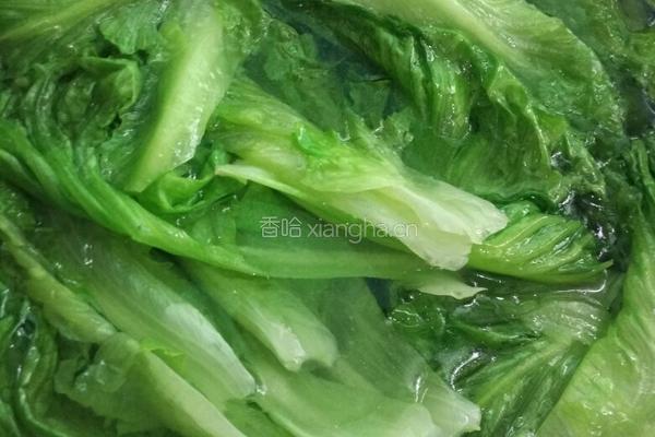 肉末生菜的做法图解3