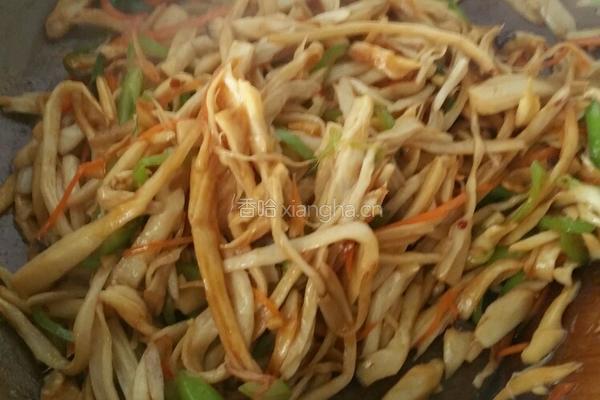 干煸杏鲍菇的做法图解5