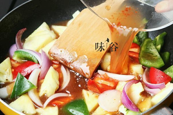 菠萝酸甜排骨的做法图解11