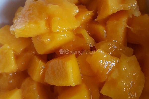 酸奶芒果慕斯 六寸心形模型版的做法图解1