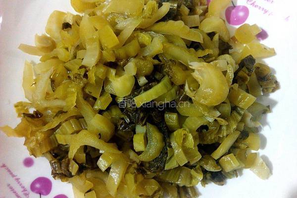 酸菜肉沫的做法图解3