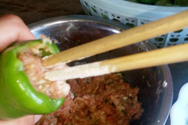 青椒肉末的做法图解4