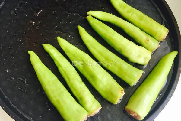 青椒酿肉的做法图解4
