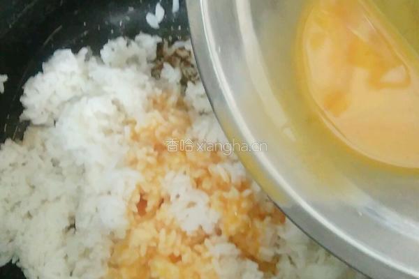杂蔬炒饭的做法图解4