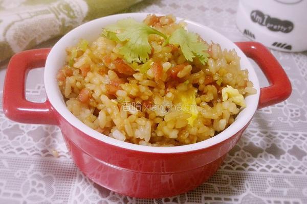 酱油炒饭的做法图解7