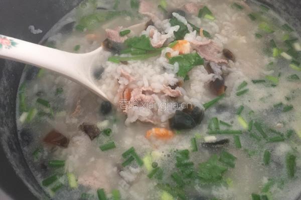 皮蛋瘦肉粥的做法图解11