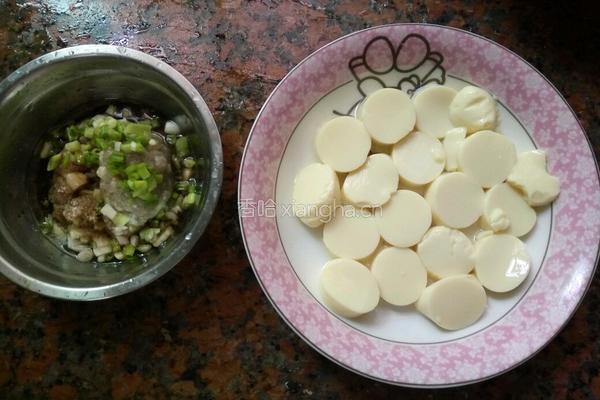肉饼双拼的做法图解2