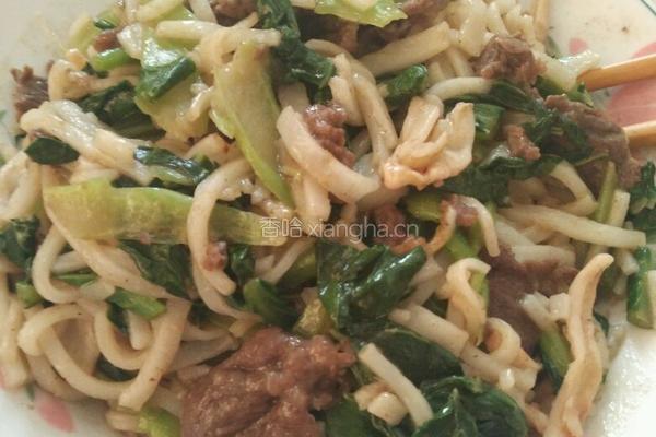 牛肉炒粿条的做法图解15