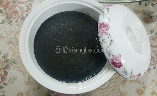 石磨芝麻糊
