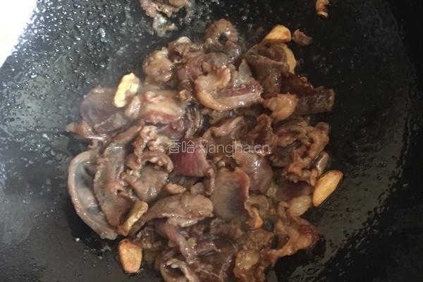 羊肉炒粉的做法图解4