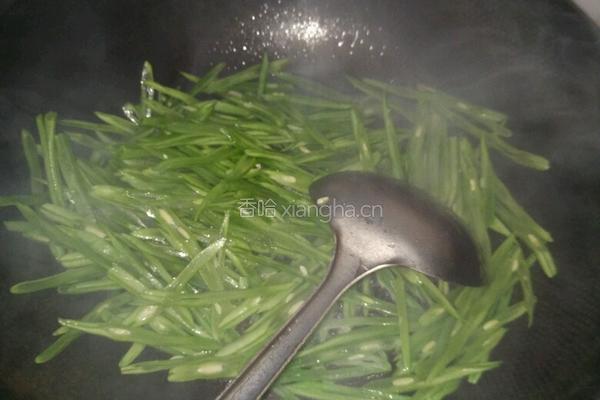 尖椒炒刀豆的做法图解5