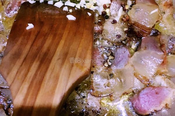 四季豆炒腊肉的做法图解5