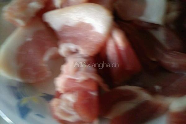 肉炒土豆片青椒的做法图解3