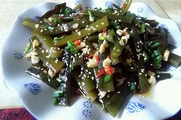 蒜香海带的做法图解10
