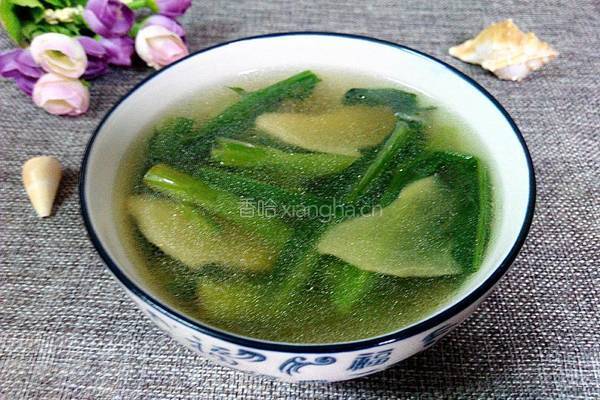 苦麦菜汤的做法图解7
