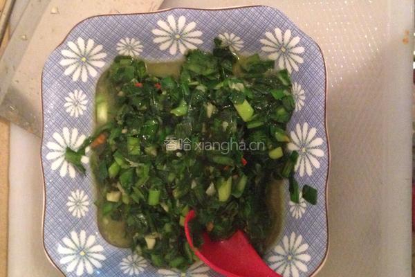 生煎韭菜饺子的做法图解6