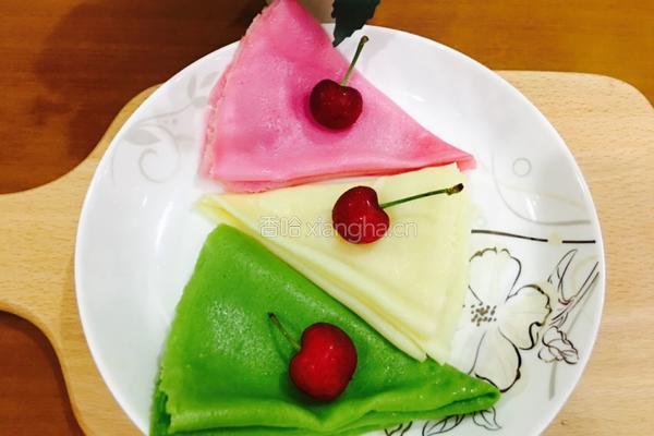 三色千层蛋糕皮的做法图解19