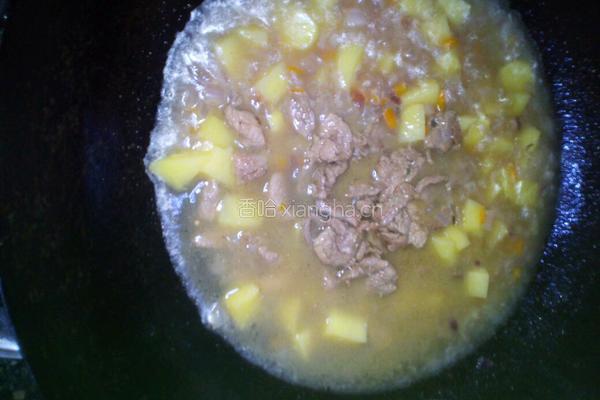 土豆咖喱鸭肉饭的做法图解9