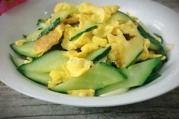 黄瓜炒蛋的做法图解10
