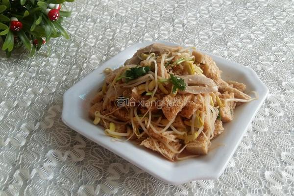 大豆芽调面筋的做法图解7