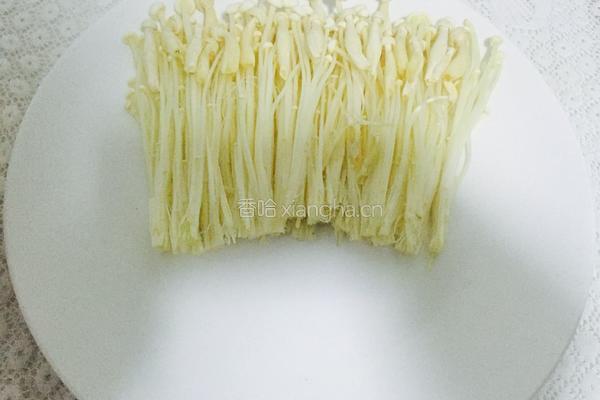 肉末双菇的做法图解2