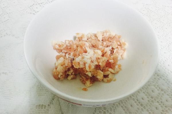 肉末双菇的做法图解4