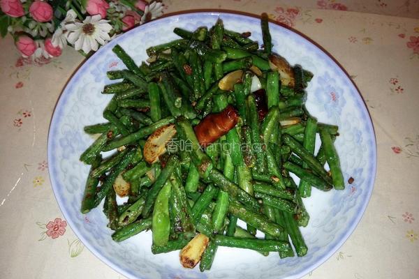 干煸豆角的做法图解5