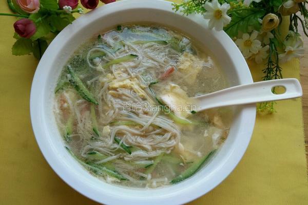 金针菇蛋花汤的做法图解15