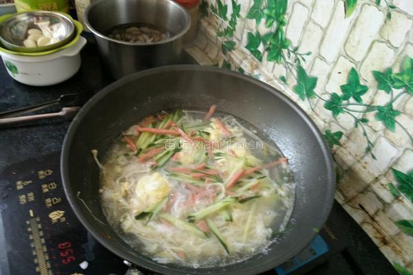 金针菇蛋花汤的做法图解13