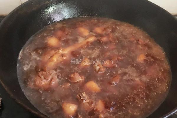 土豆炖鸭子的做法图解4