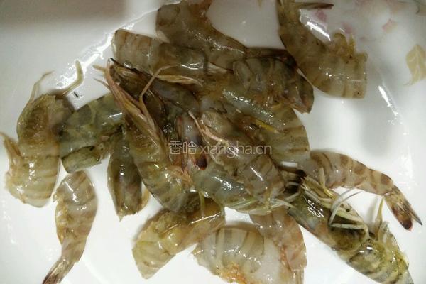 鲜虾炒蔬菜的做法图解4