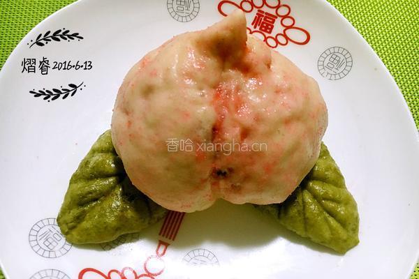 桃子寿包的做法图解7