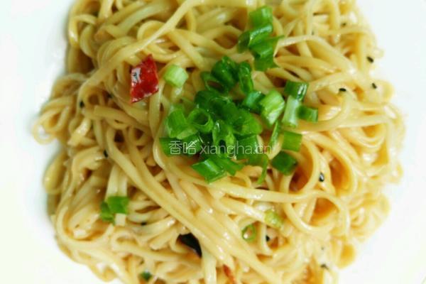 芝麻葱油面的做法图解7