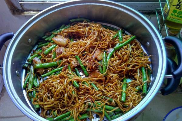 豆角卤面的做法图解7