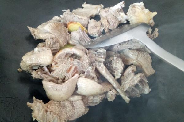 香菇焖鸭的做法图解3