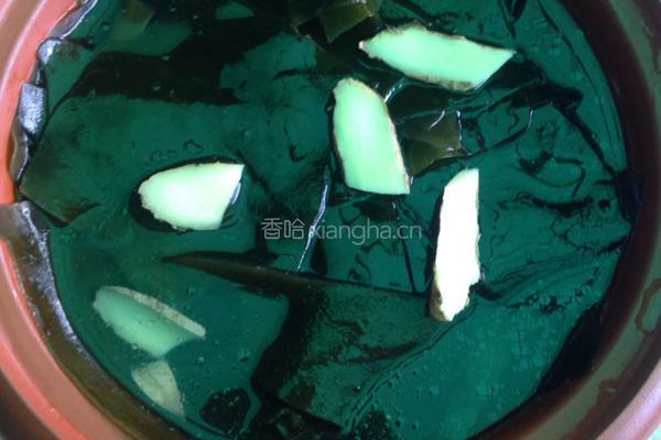 海带龙骨汤的做法图解4