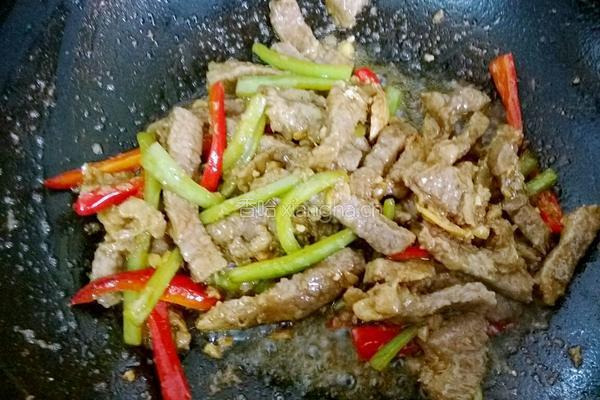 双椒牛柳的做法图解8