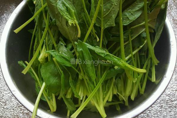 菠菜鸡蛋汤的做法图解2